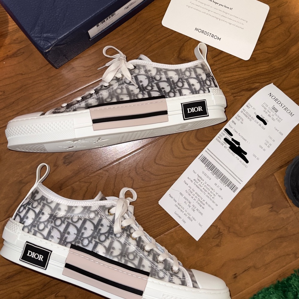 Dior B23 Low Tops size 11 new